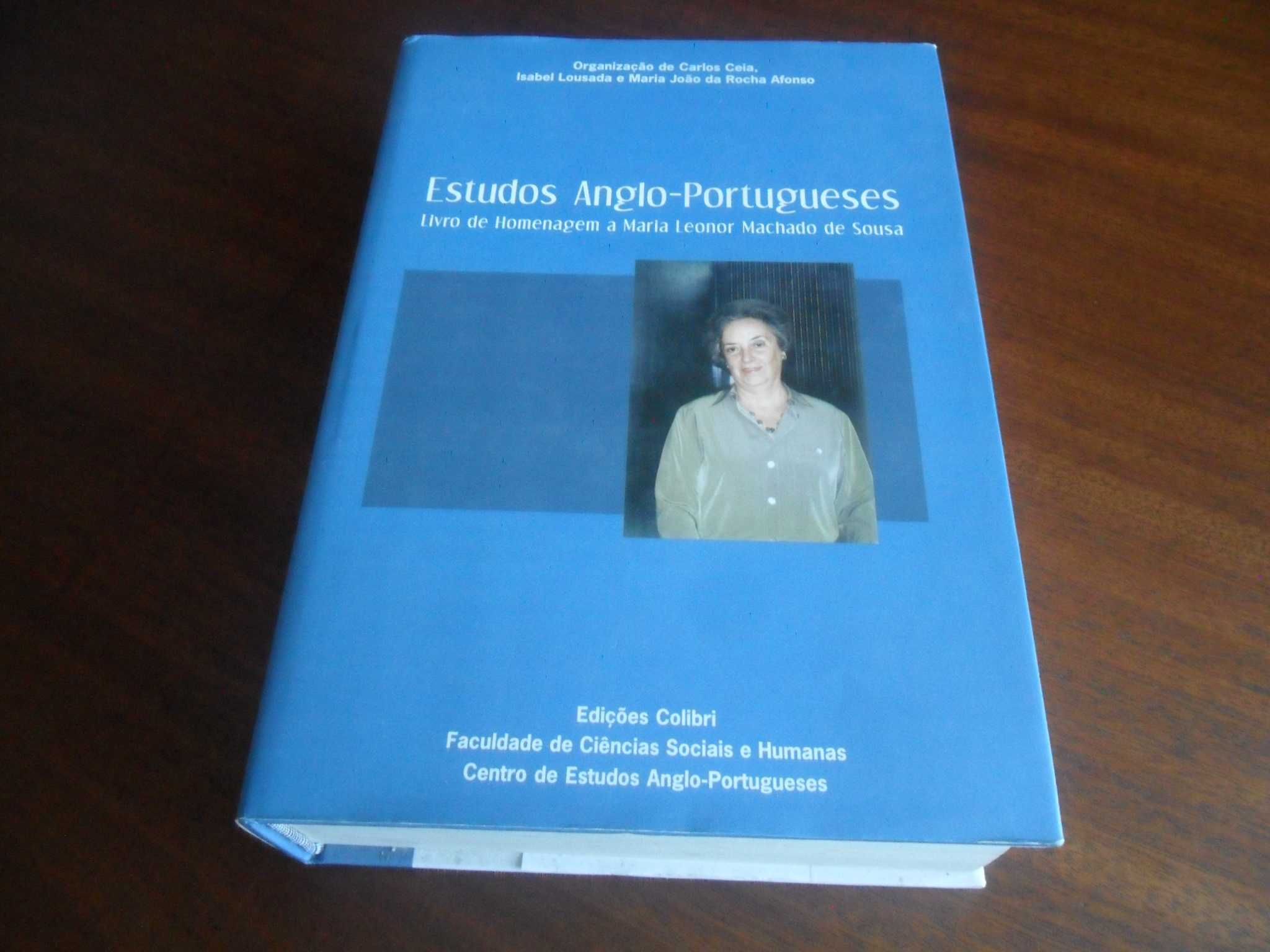 "Estudos Anglo-Portugueses" - Liv. Homenagem a Maria Leonor M de Sousa