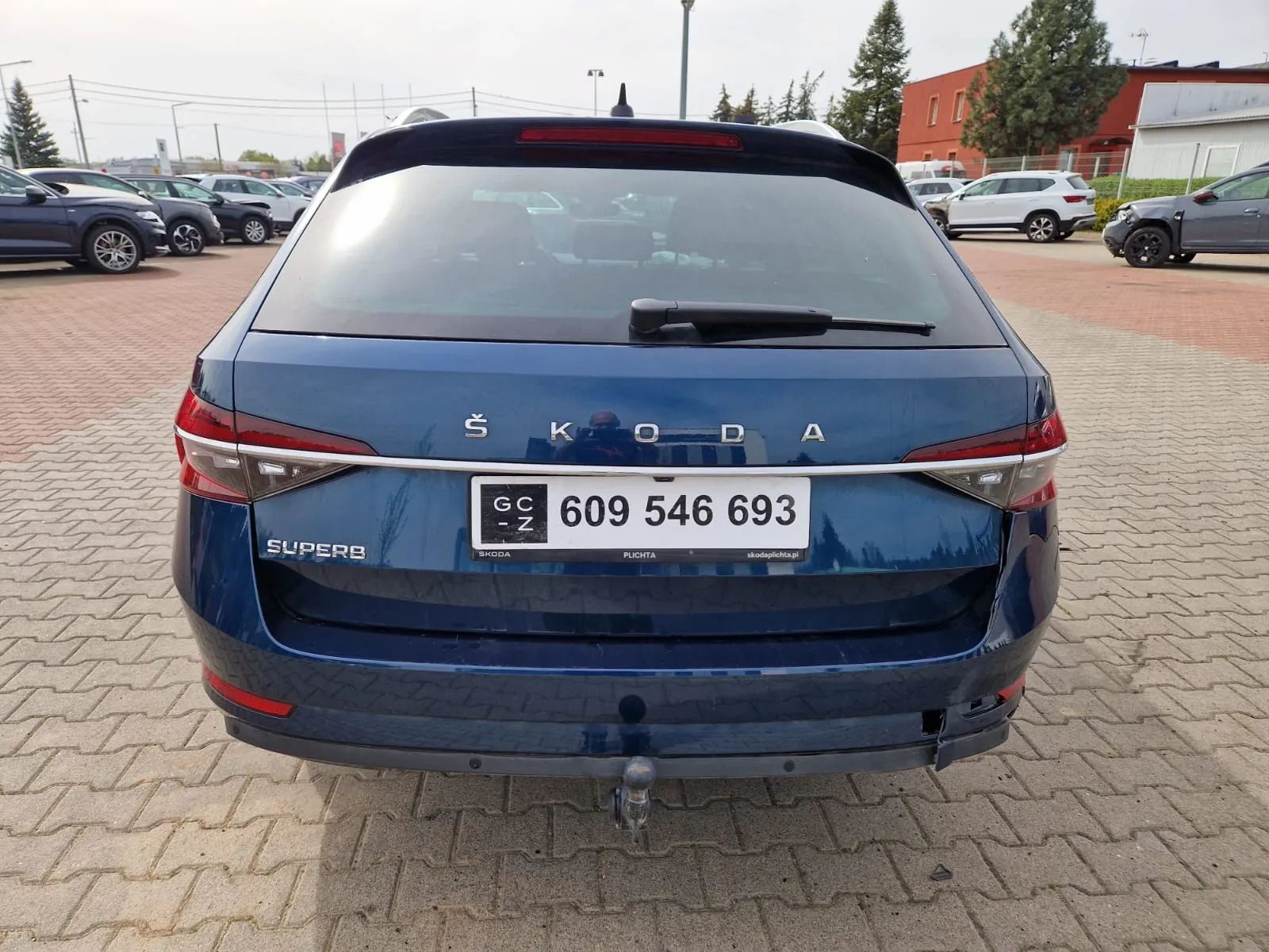 Skoda Superb 200KM Klimatronic podgrz. tylna kanapa Navi Salon PL FV23%