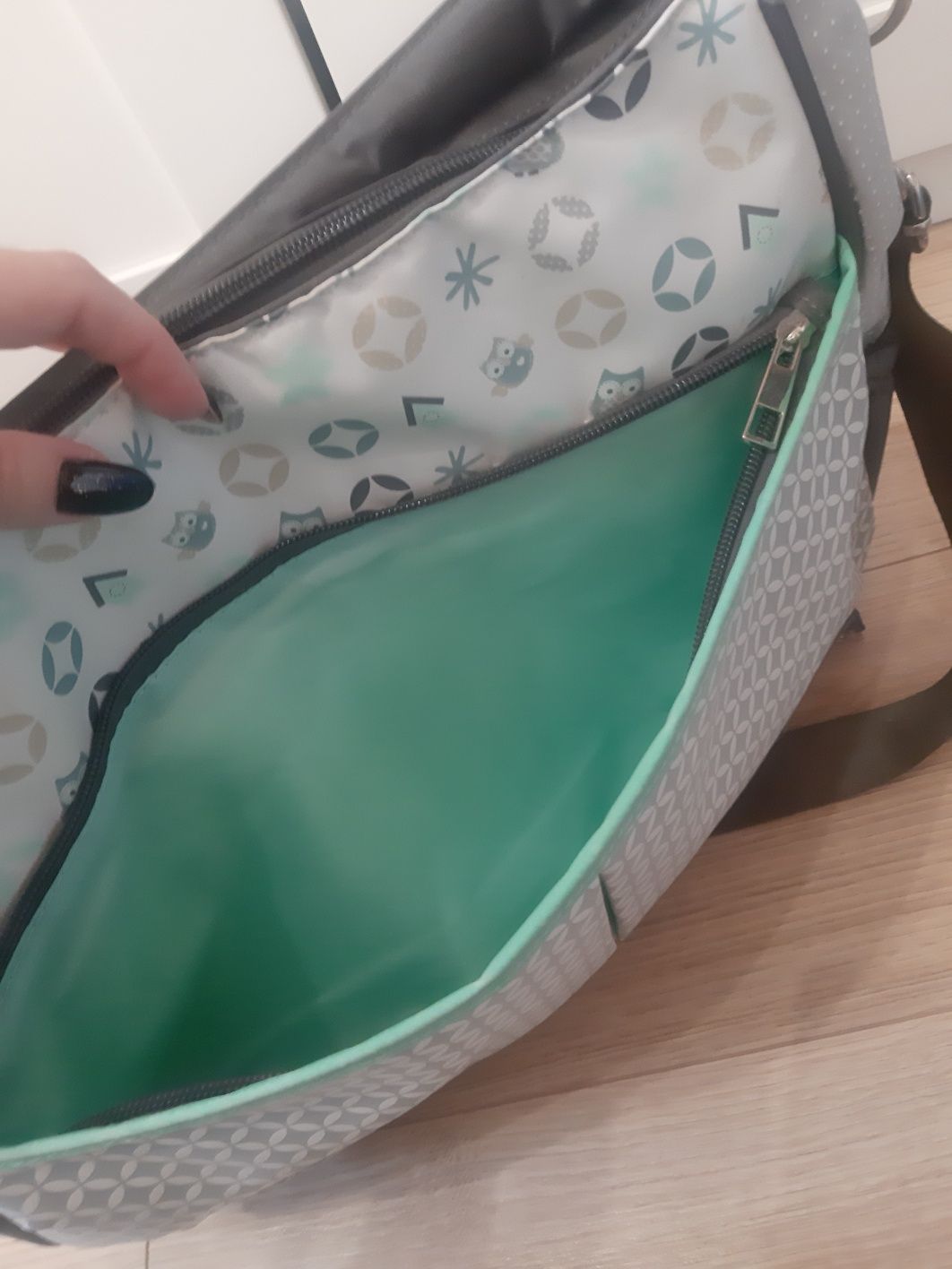 Torba do wózka bebe jou przewijak mata dla dziecka niemowląt akcesoria