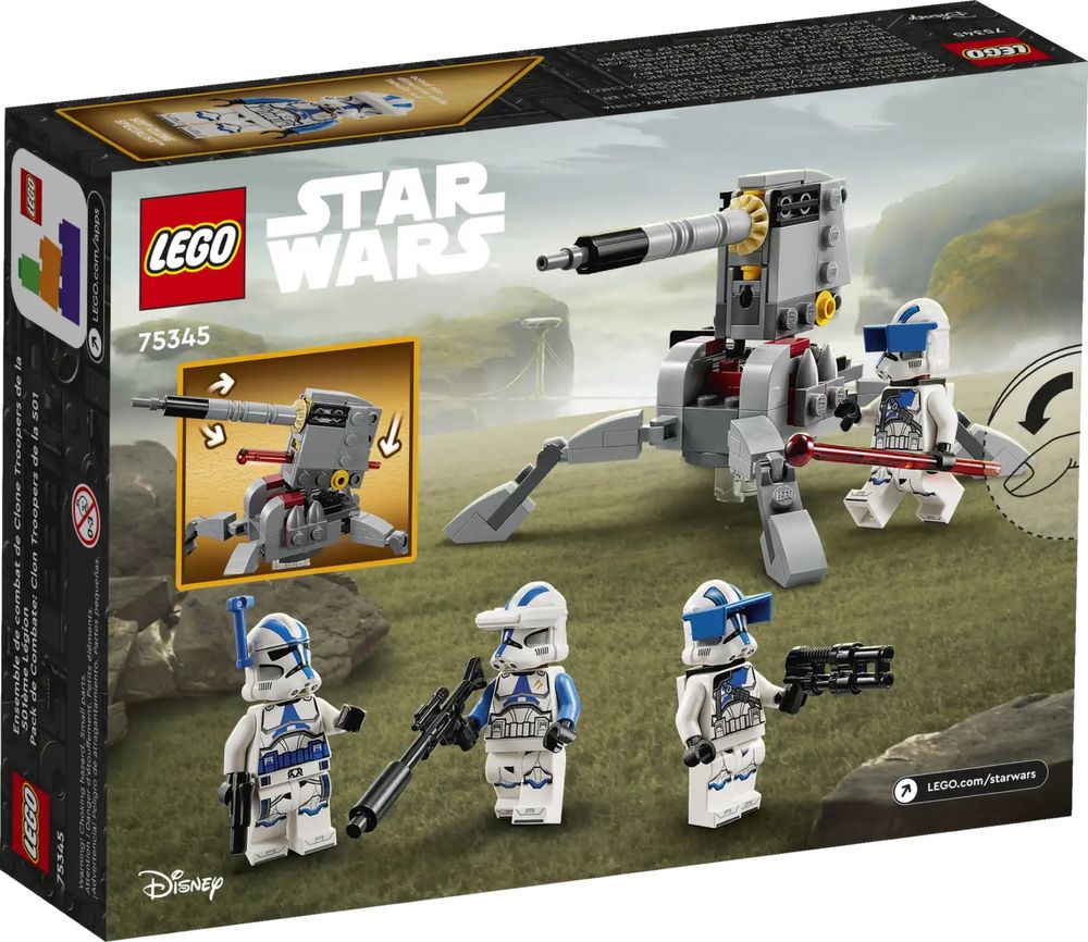 Lego - Pack de Combate Clone Troopers da 501ª. (75345)