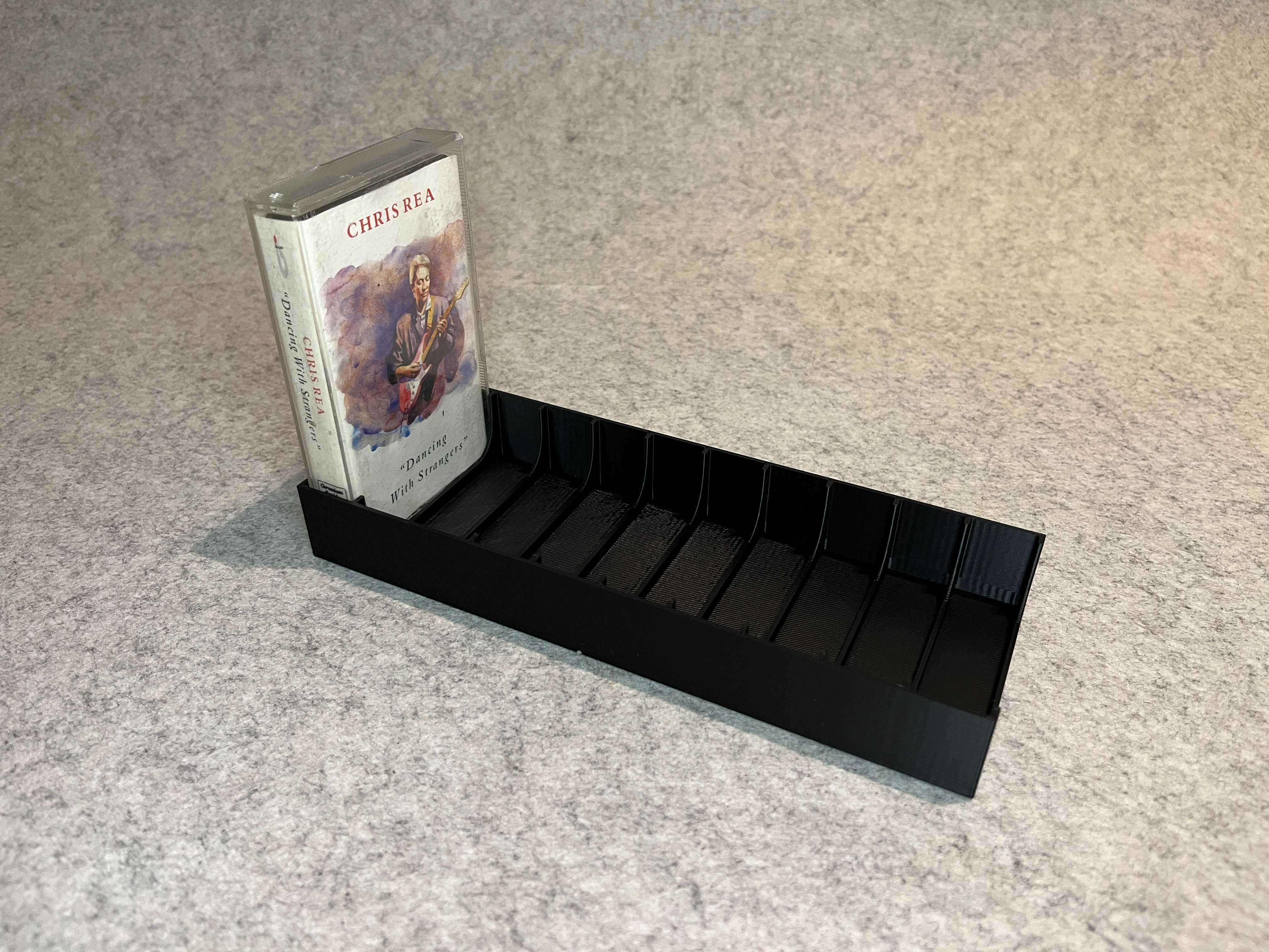 Stojak podstawka na 10 kaset magnetofonowych