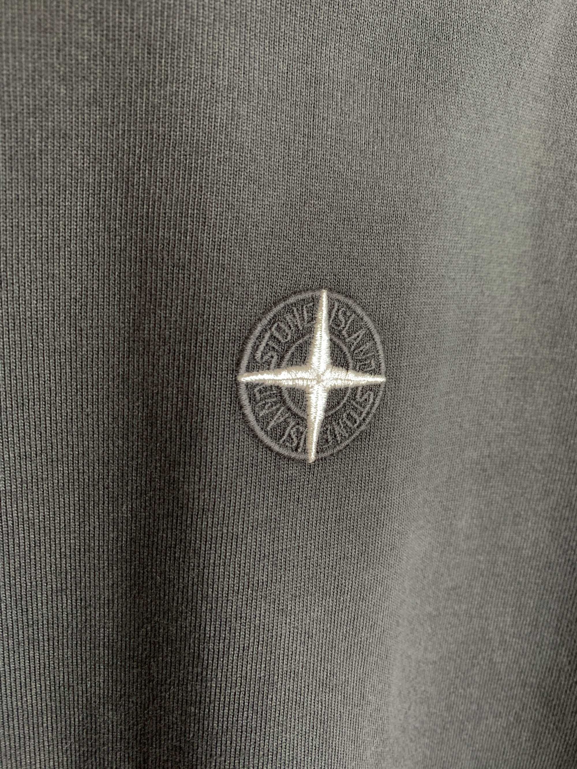Футболка STONE ISLAND 61350 Heavy Center Logo T-Shirt Dark Gray SI0129