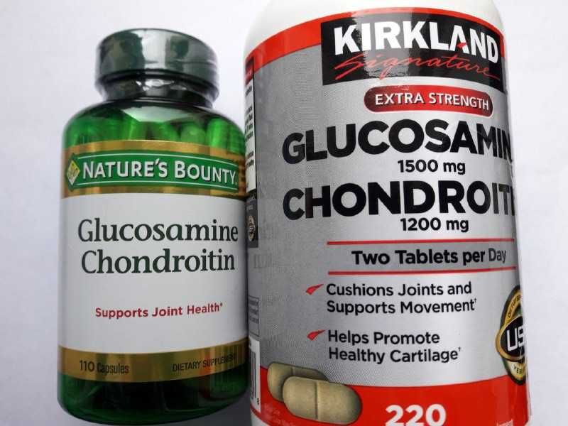 Глюкозамин+МСМ, Хондроитин. Kirkland(США). Glucosamine. БАД.витамин