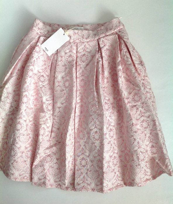 MANGO żakardowa spódnica na tiulowej halce 10 lat