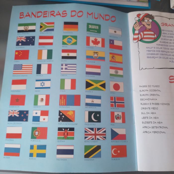 Caderneta completa + 37 fascículos - O Mundo de Wally