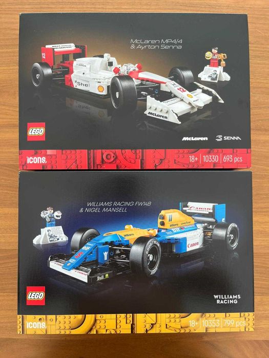 LEGO | F1 set Ayrton Senna e Nigel Mansell (Novo/Selado)