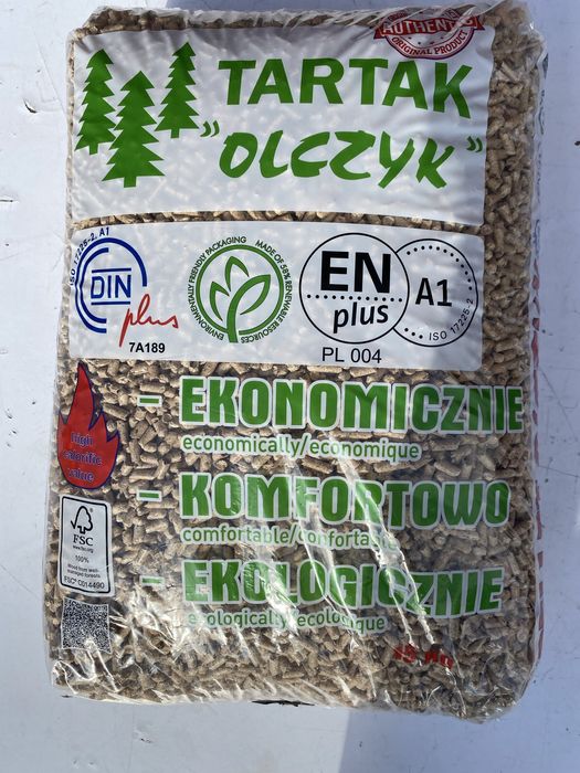 Pellet drzewny różne rodzaje