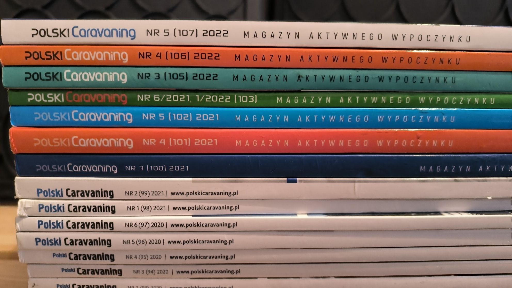 Polski Caravaning, 21 egzemplarzy. Od numeru 2/2019 do 5/2022