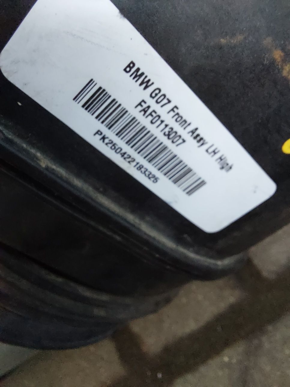 BMW G05 G06 G07 19r Amortyzator Pneumatyczny Lewa Str Przód
