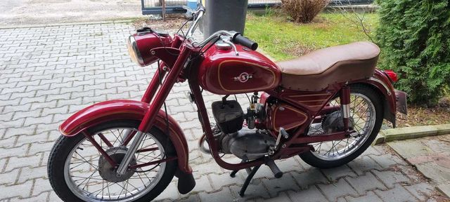 Motocykl WSK 125 , rok 1960