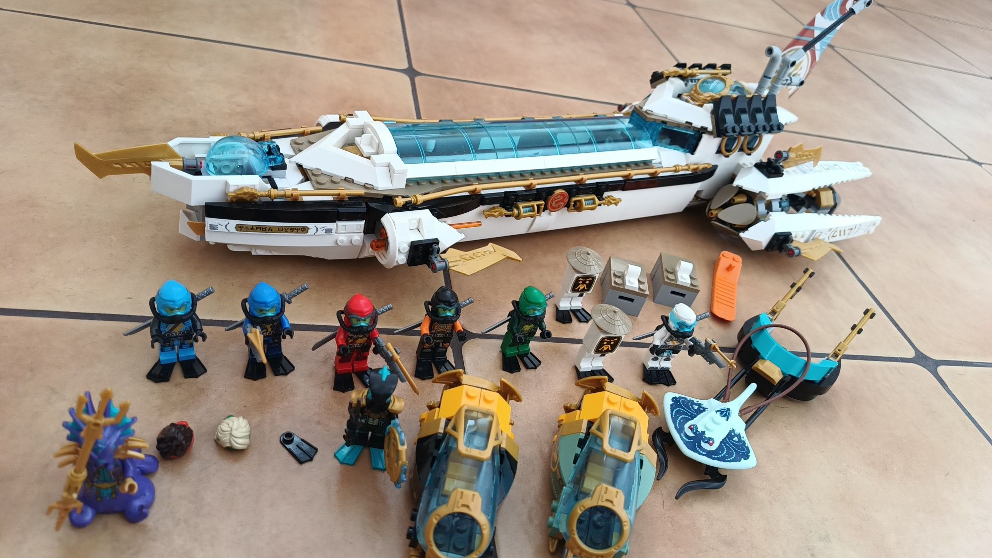 Lego oryginał 71756 ogromna pływajaca perła Ninjago komplet unikat kg