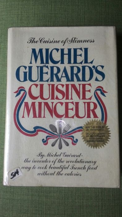 Livro de culinária / cozinha Michel Guerard's Cuisine Minceur