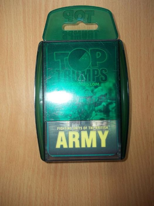 Karty - Jednostki bojowe armii brytyjskiej.