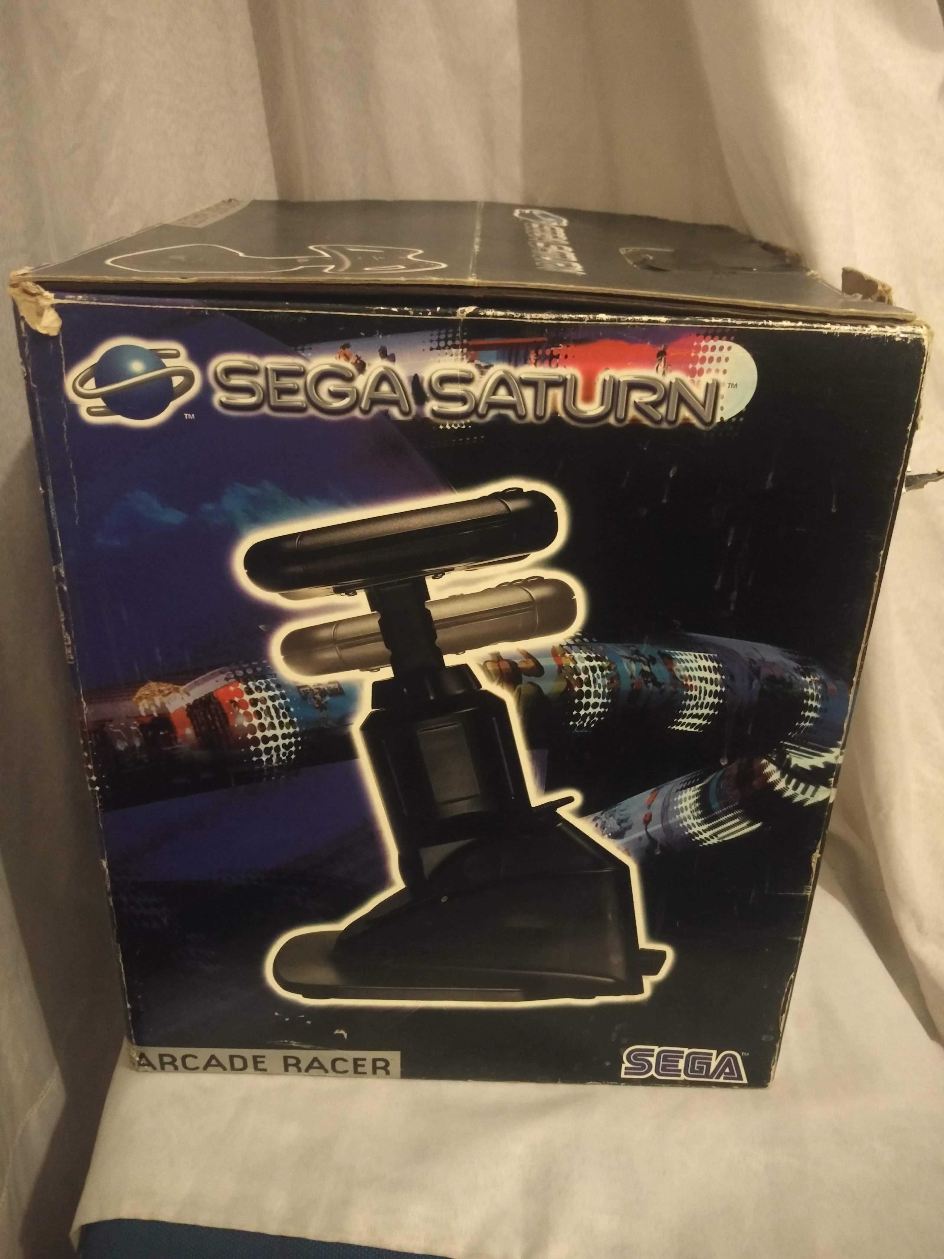 Volante Arcade Racer para Sega Saturn na caixa