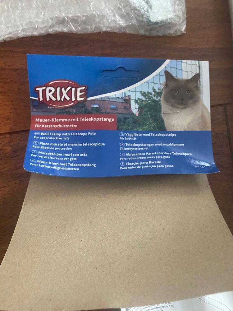 Trixie zacisk do siatki dla kota na balkon