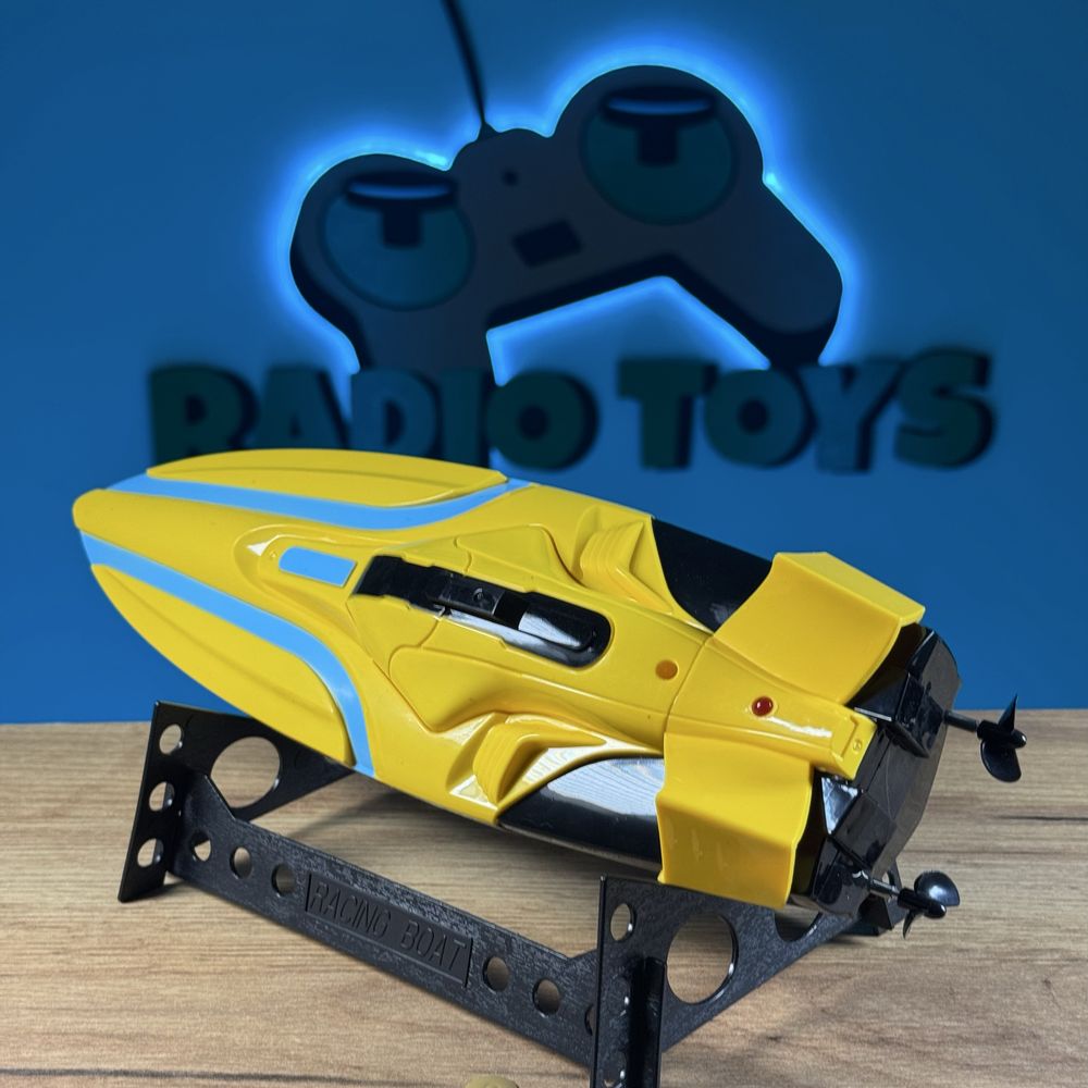 Човен на пульті управління TRITON жовтий | Кораблик на радіоуправлінні
