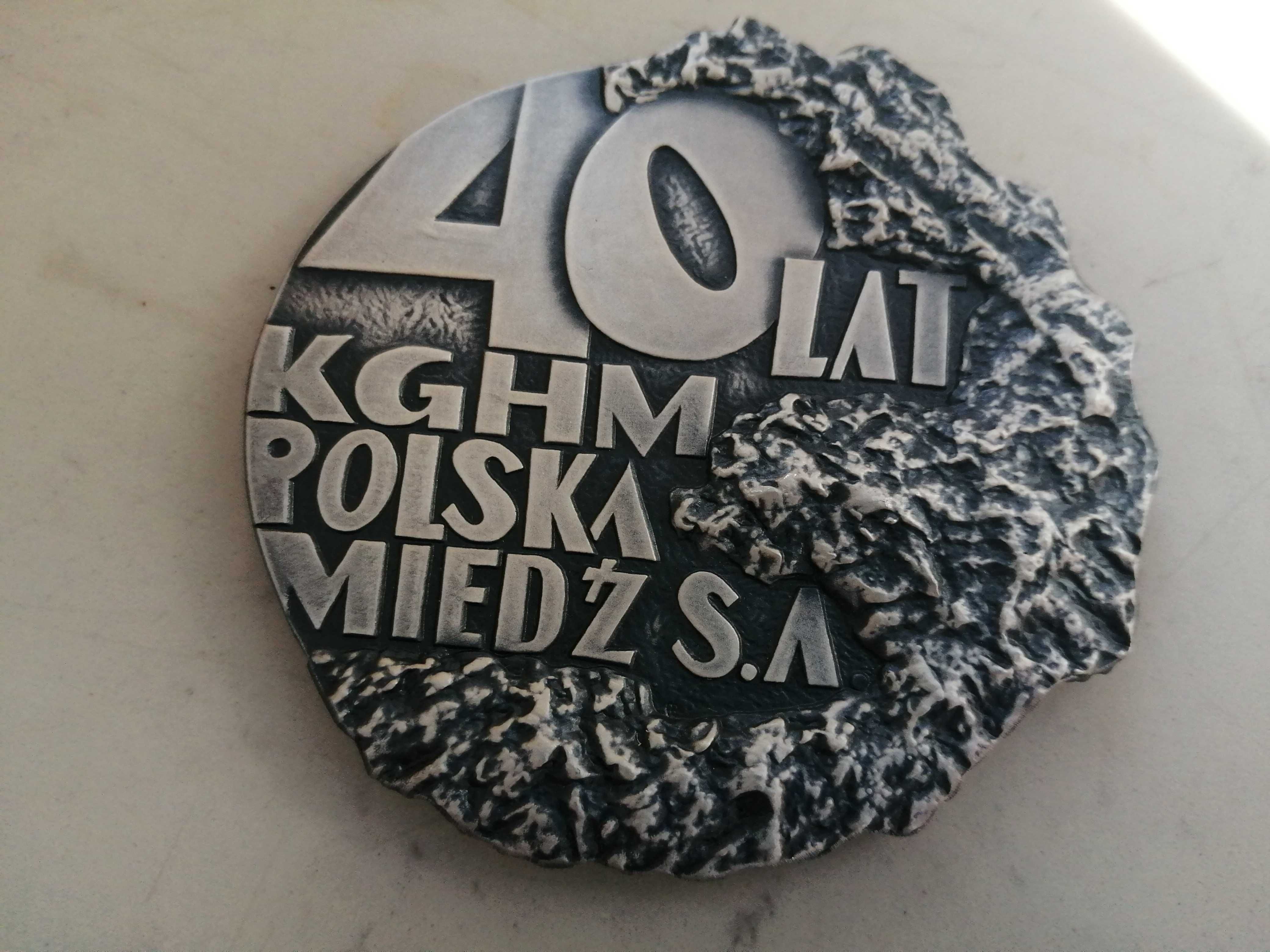 KGHM medal 40-lecie Polska Miedż 2001 Euro-cuprum