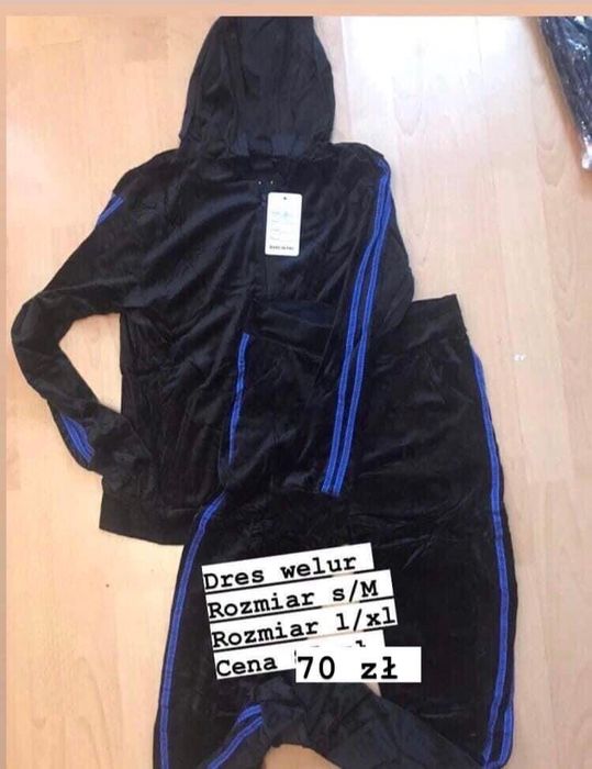 Dres welurowy biust 100