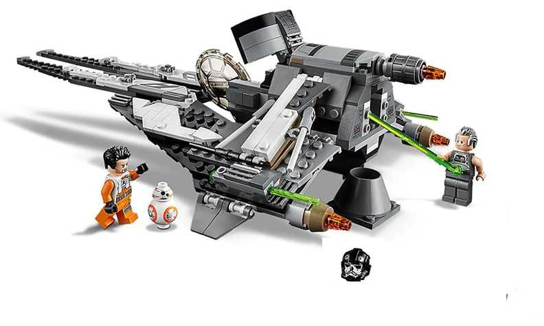 Set / Kit Star Wars - Intercetor Black Ace (compativel Lego)
