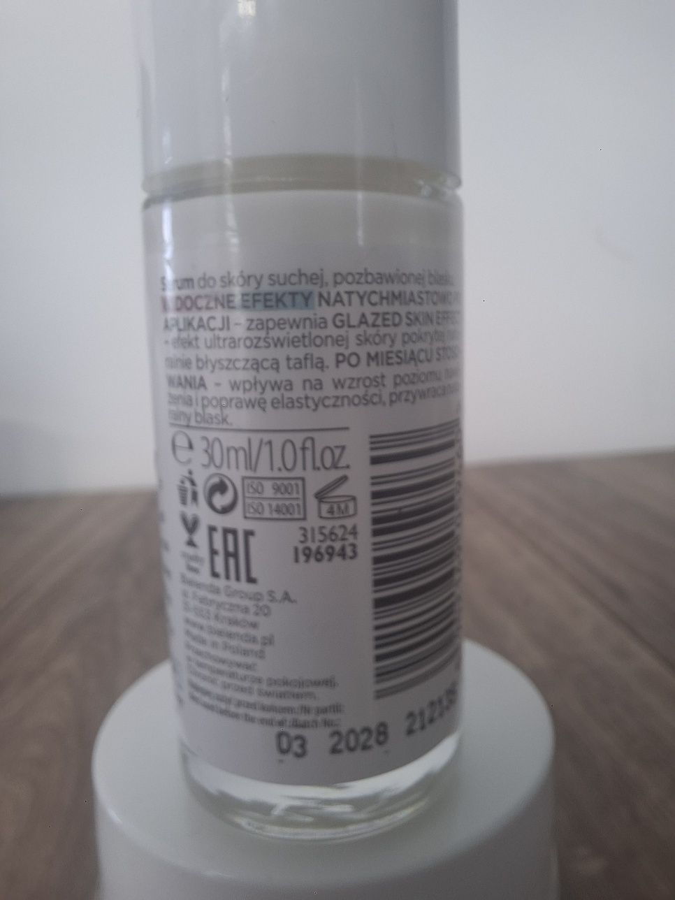 Bielenda glaze glow serum ceramiczne do twarzy nawilżająco-rozświetlaj