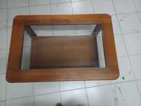 mesa de centro em madeira