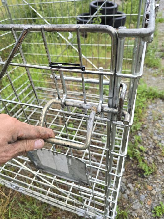 Kosz paletowy metalowy składany bardzo solidny