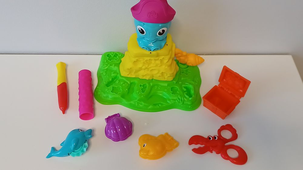 2 zestawy Hasbro Play Doh Osmiornica i Alfabet