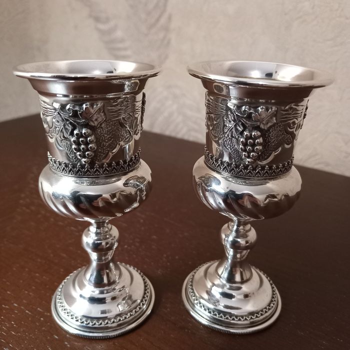 Серебряные рюмки,кувшин 925 пробы