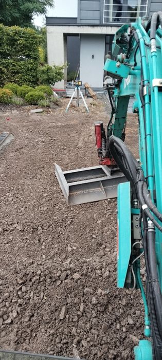 Prace Ziemne Koparka Transport Hakowiec Kruszywo Ziemia