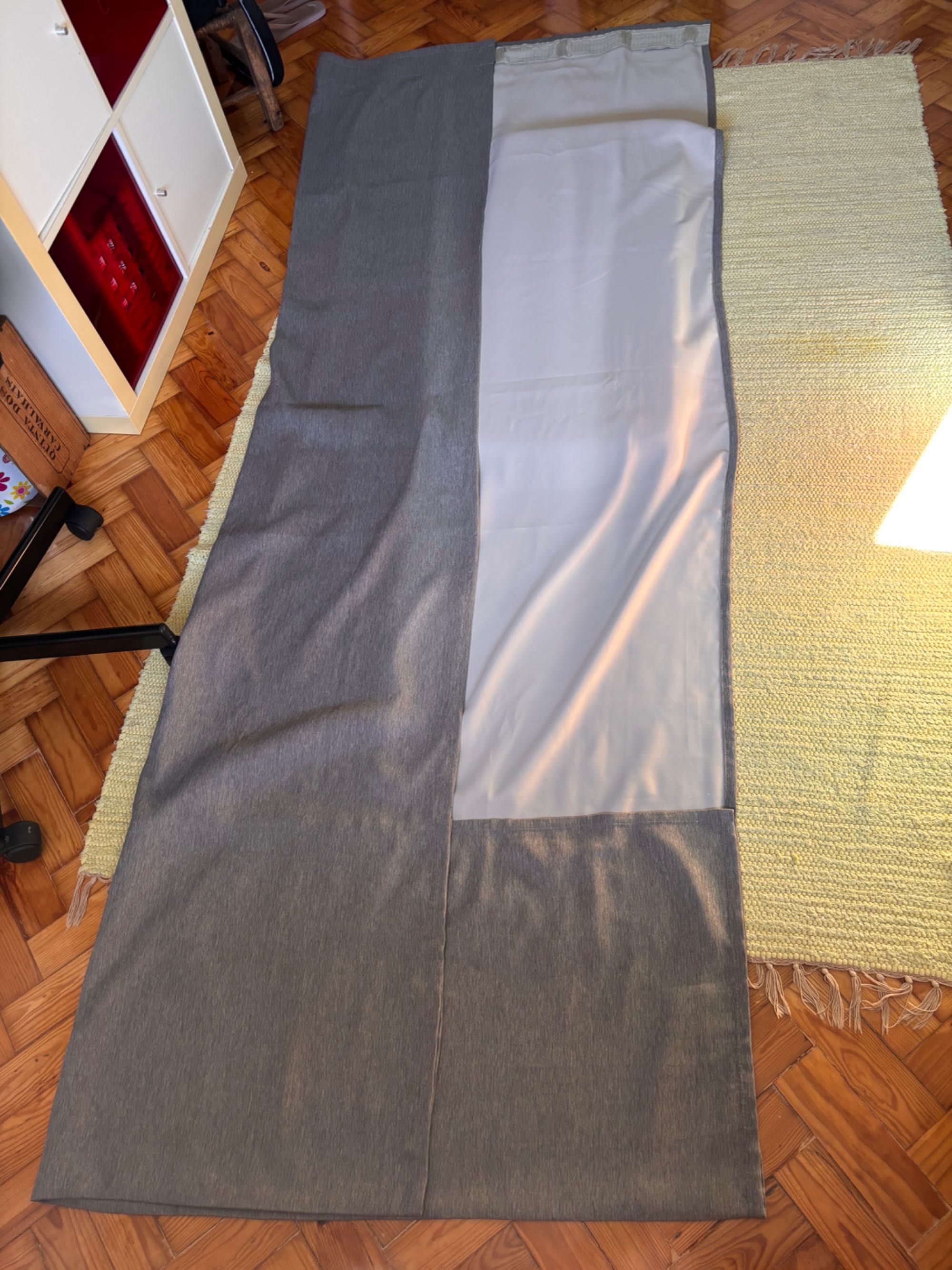 Cortinado backout cinza