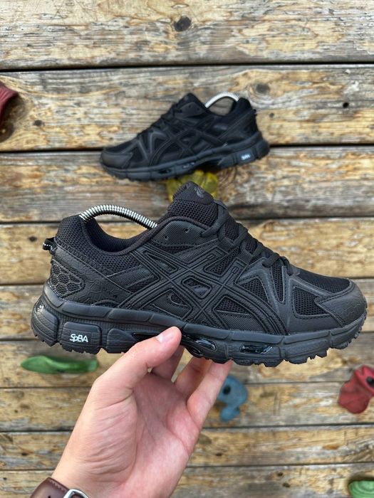 Кроссовки ASICS All Black кроссівки асікс чорні