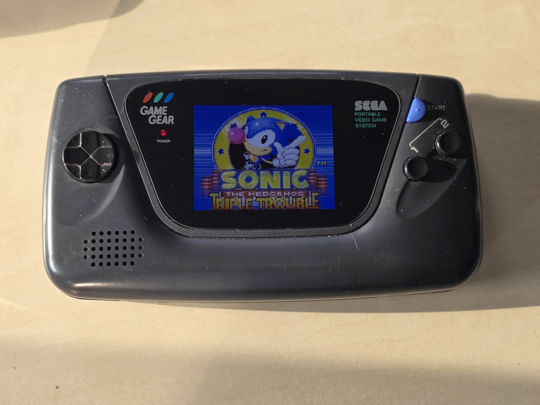 Sega Game Gear ips odnowiona plus power bank biloteka gier