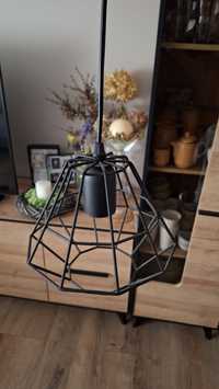 Lampa loft czarna Diament