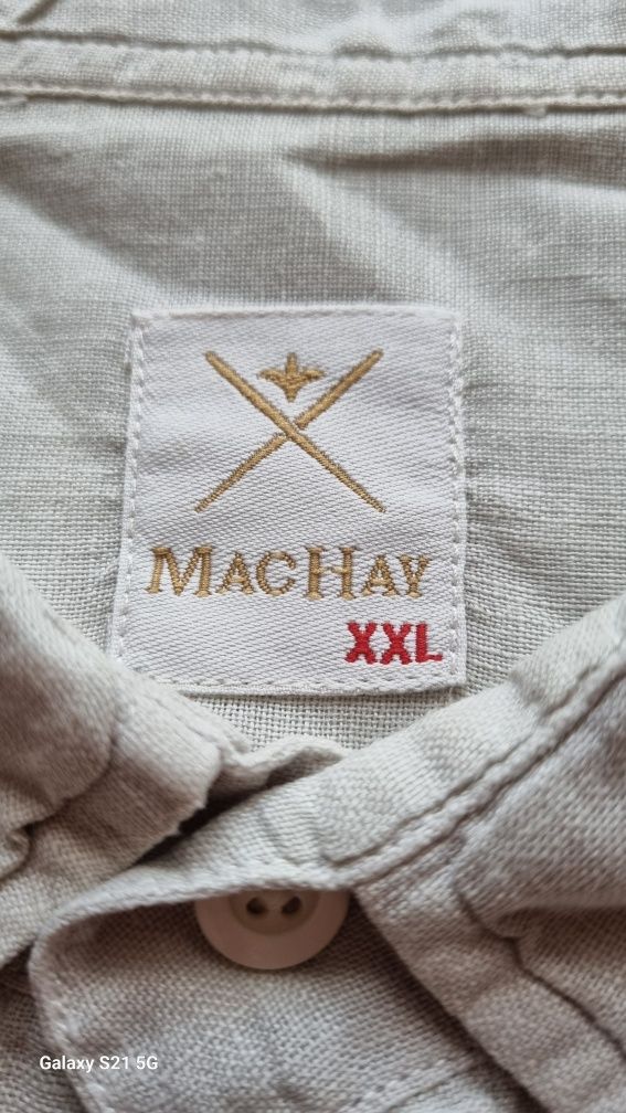 Lniana koszula Machay w.g metki XXL