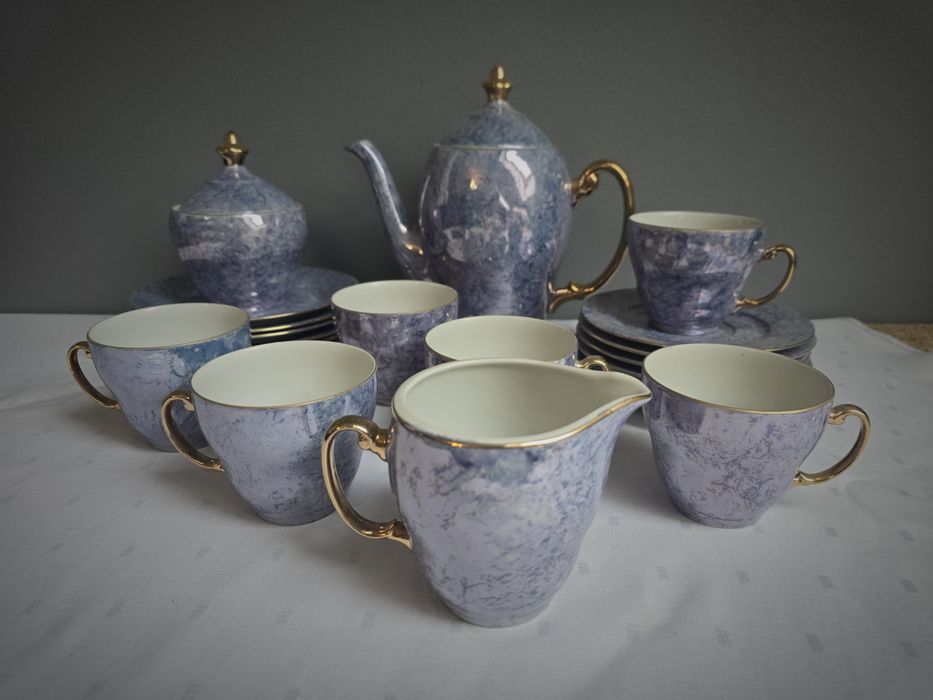 Zestaw kawowy porcelana PRL Włocławek