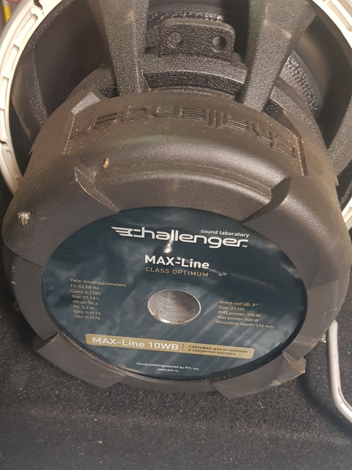 Сабвуфер Challenger MAX-Line 10WB  25 (10")