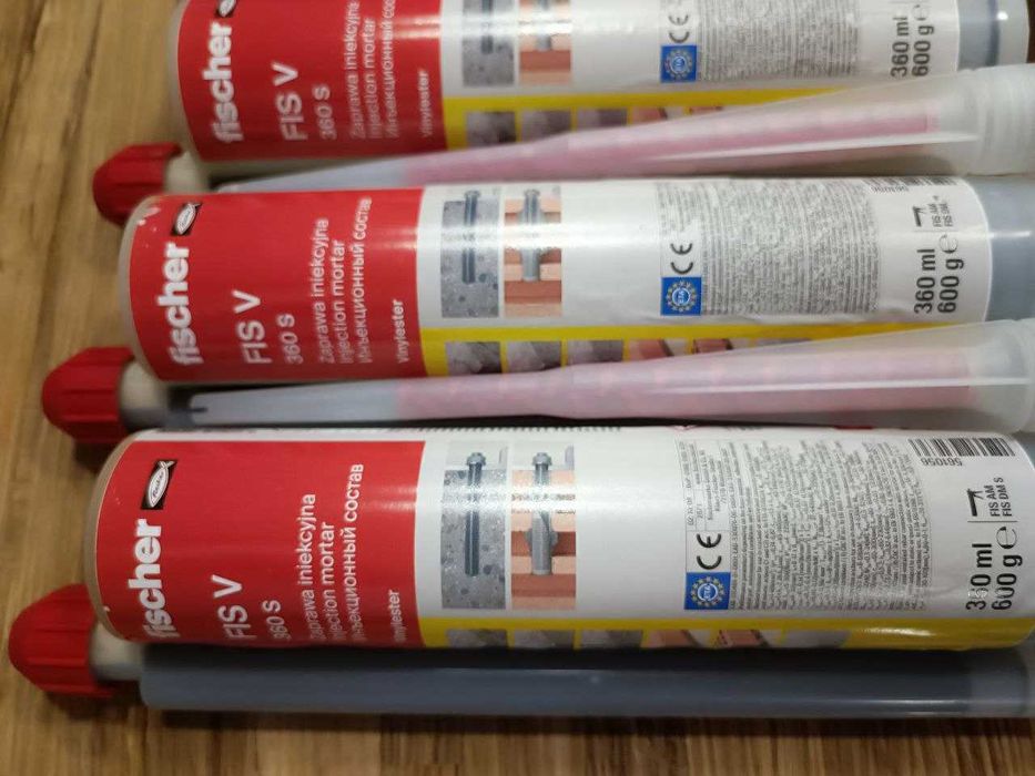 Zaprawa iniekcyjna fischer 100zl 3sztuka