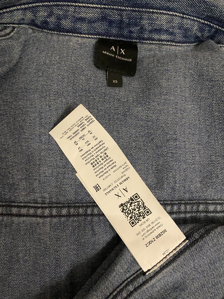 Джинсова куртка Armani Exchange