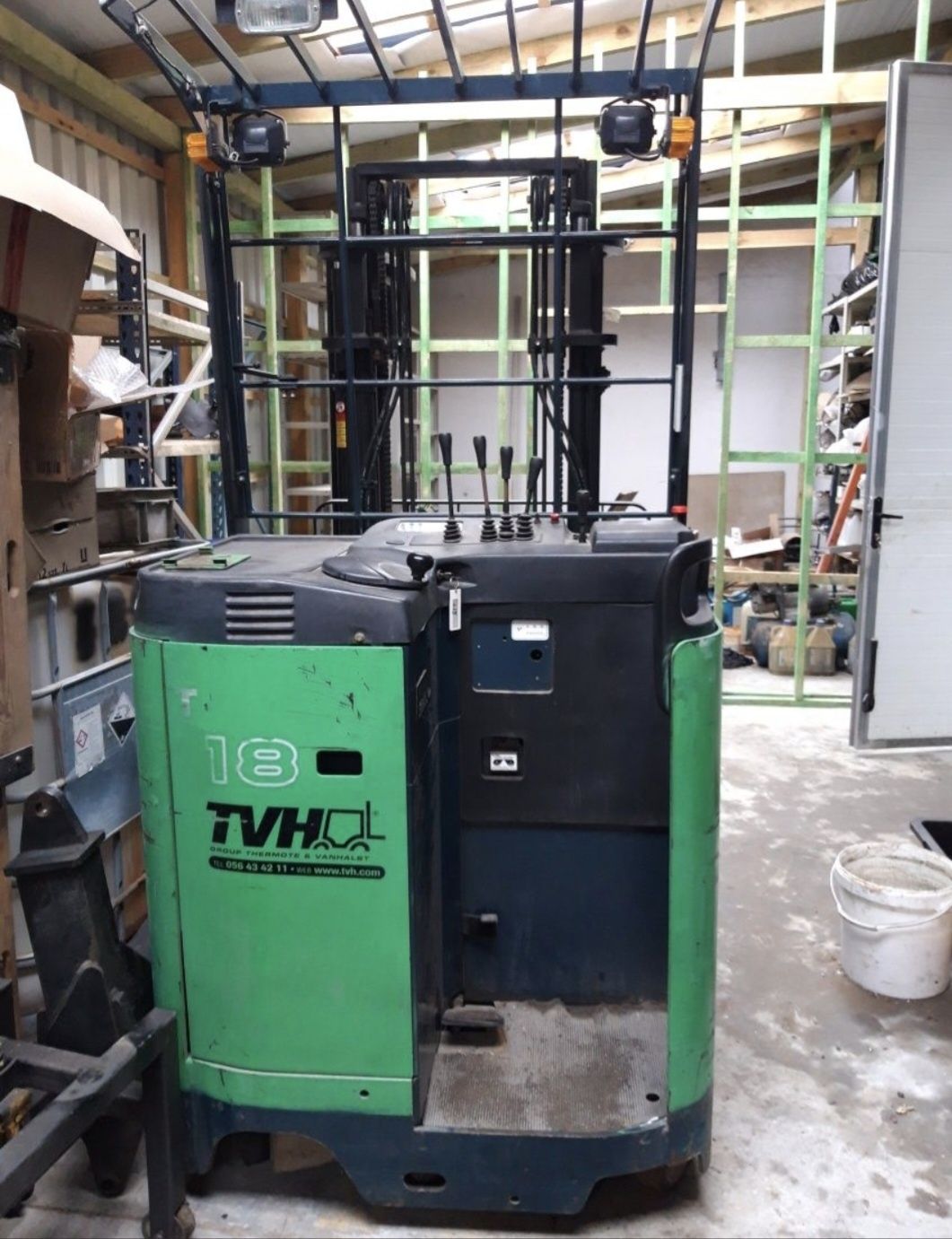 Widlak toyota T 18 wózek widlowy linde still elektryczny boczny