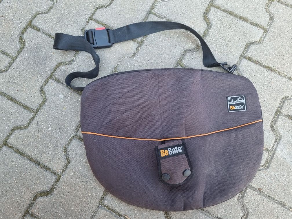 Adapter Pasy dla kobiety w ciąży Besafe ciemnobrązowy Serdecznie Polec