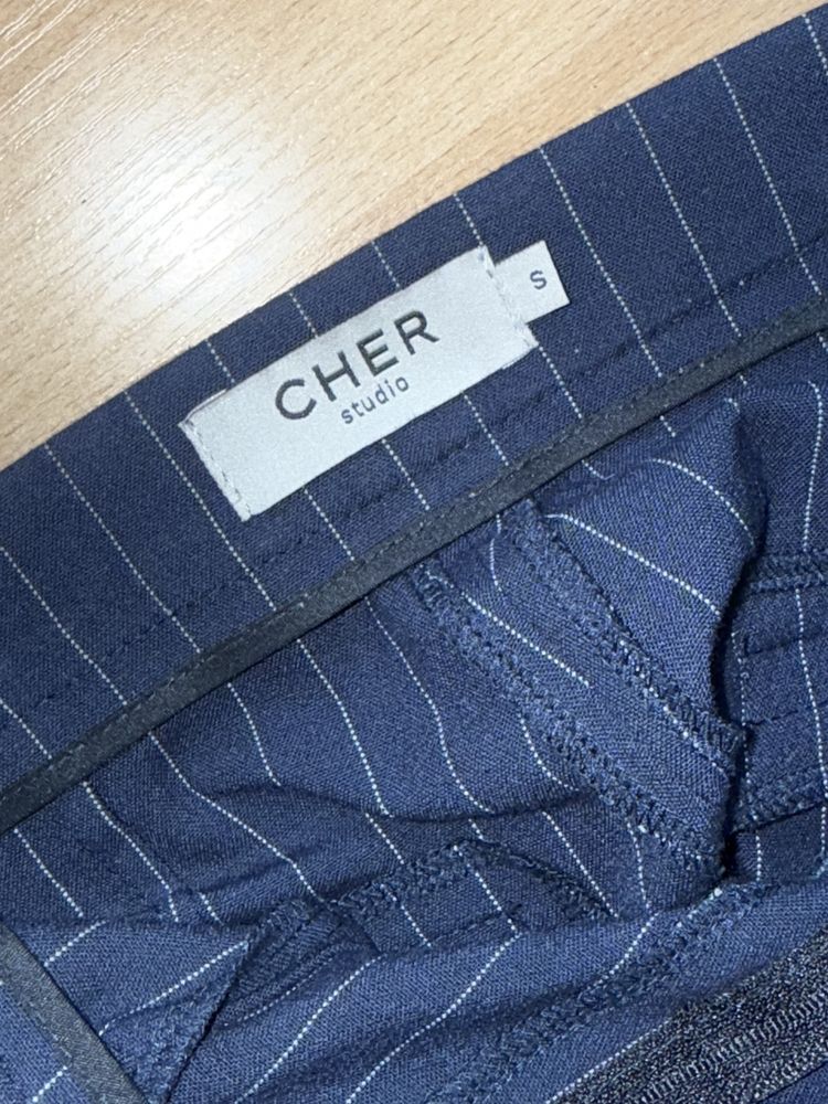 Костюм з кроп жакетом та шортами Cher17