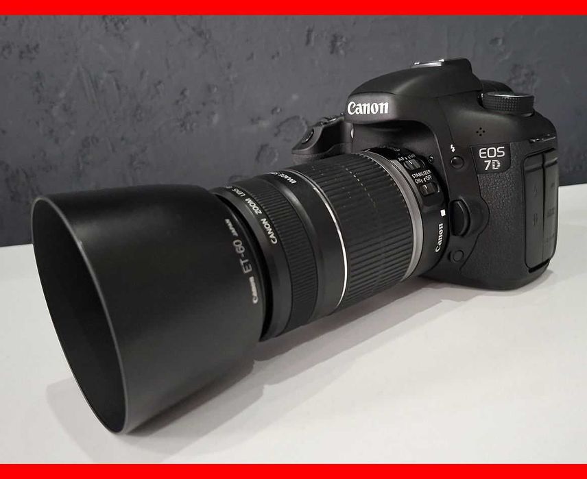 Lustrzanka Canon EOS 7D / 2 obiektywy 18-250 / Przebieg 11600 zdjęć