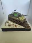 Academy 1:35 M4A3(76)W Sherman | Czołg | Diorama | Model złożony