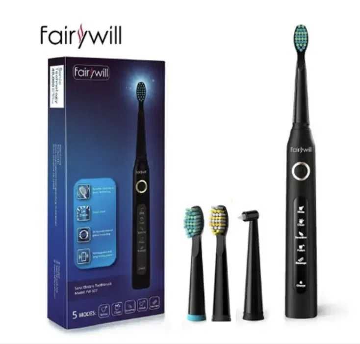 Електрична зубна щітка Fairywill D7S (FW-507) Чорна