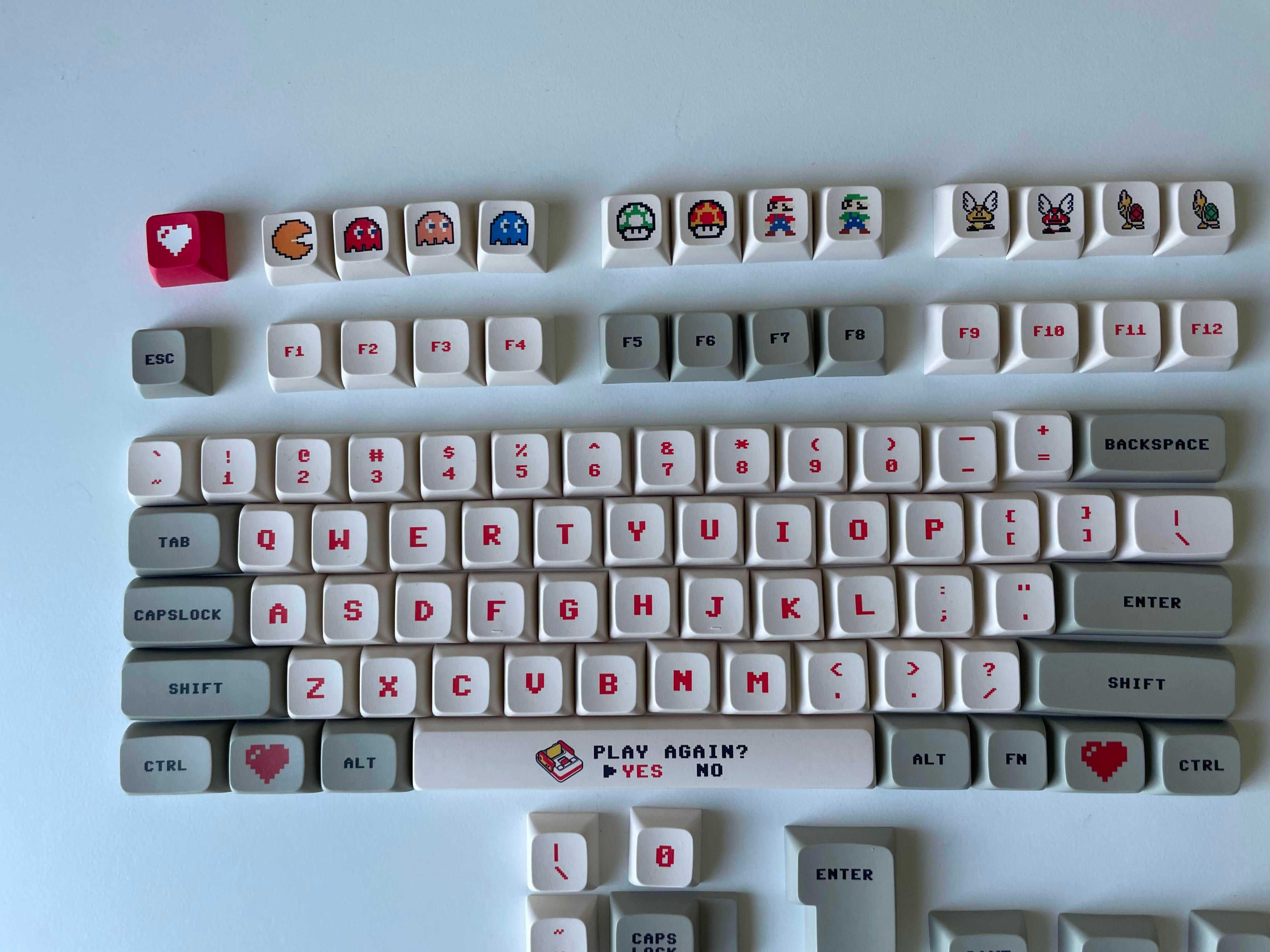 Retro Nintendo theme Keycap set, Кейкапи (120шт) XDA profile