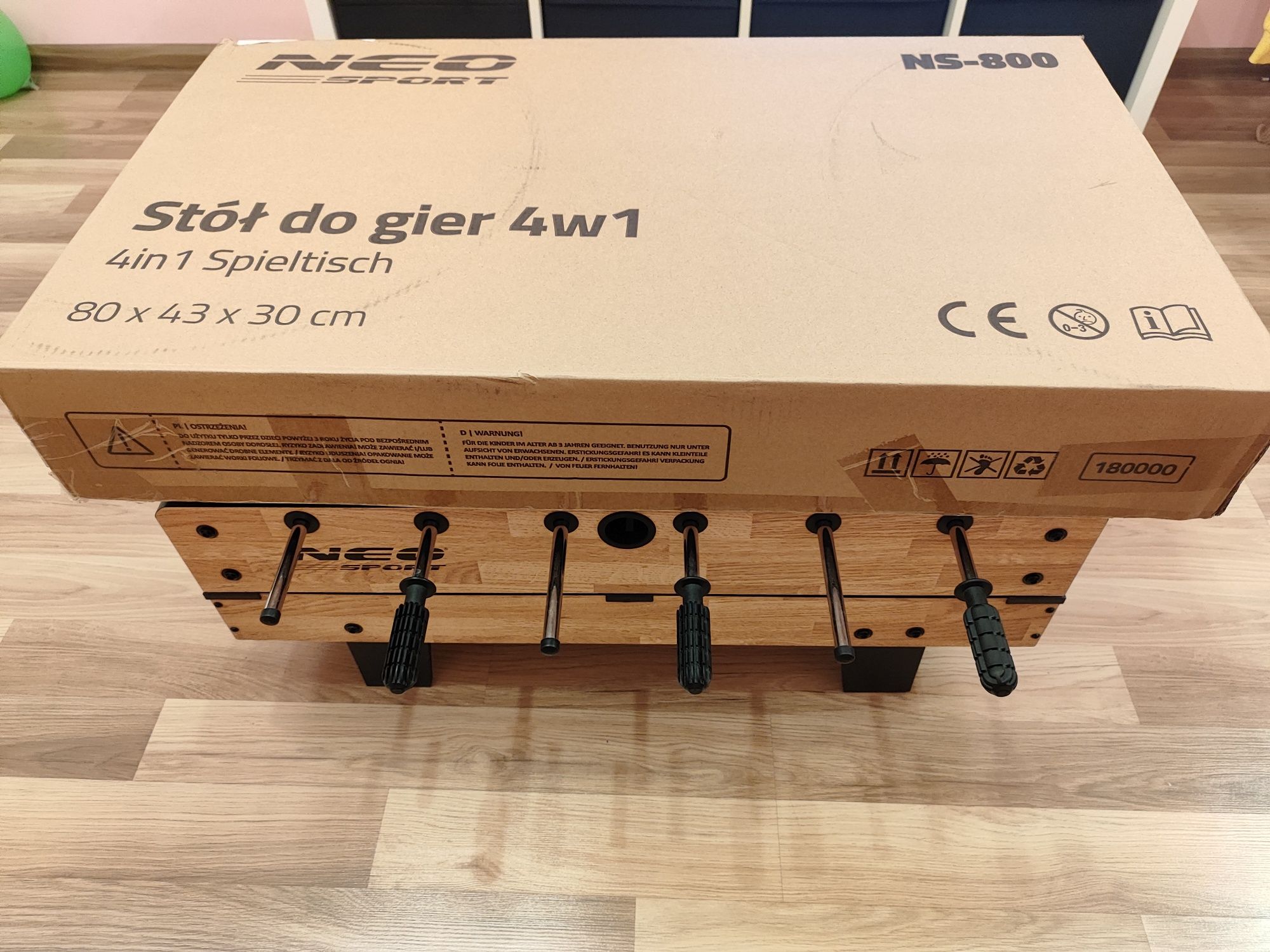 Stół do gier 4w1 - Neo Sport NS800