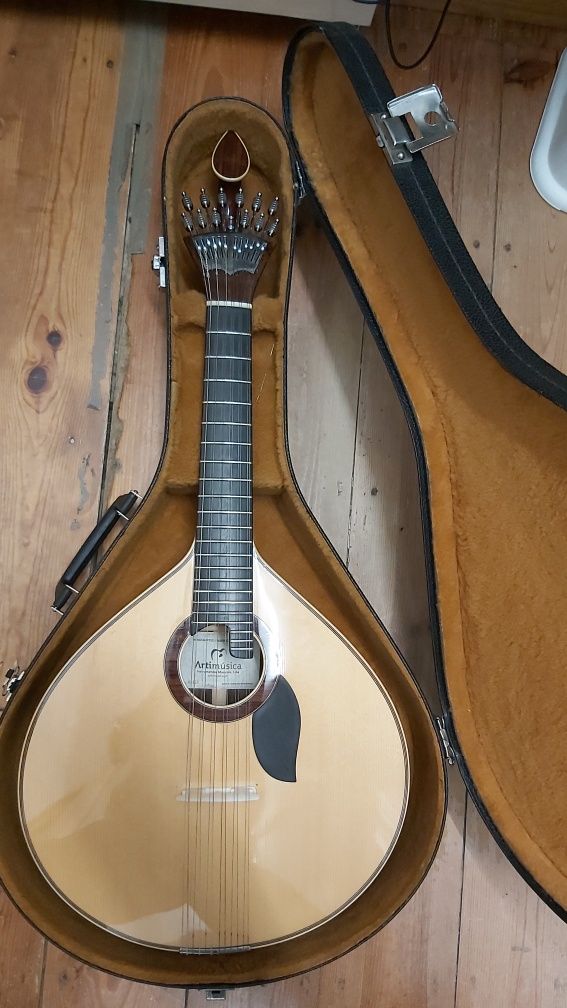 Guitarra fado Coimbra modelo de luxo