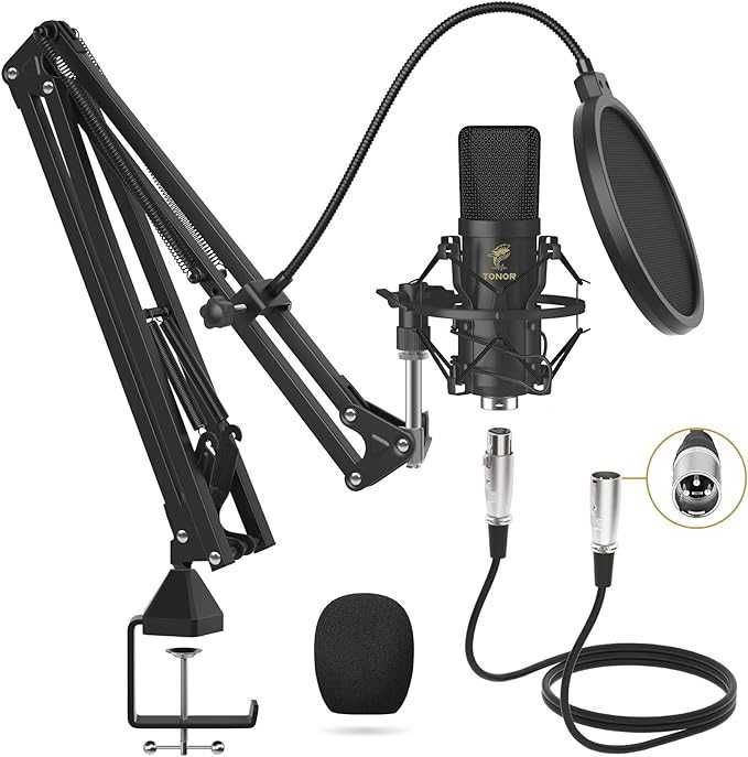 TONOR TC20 Profesjonalny zestaw mikrofon + ramię super cena