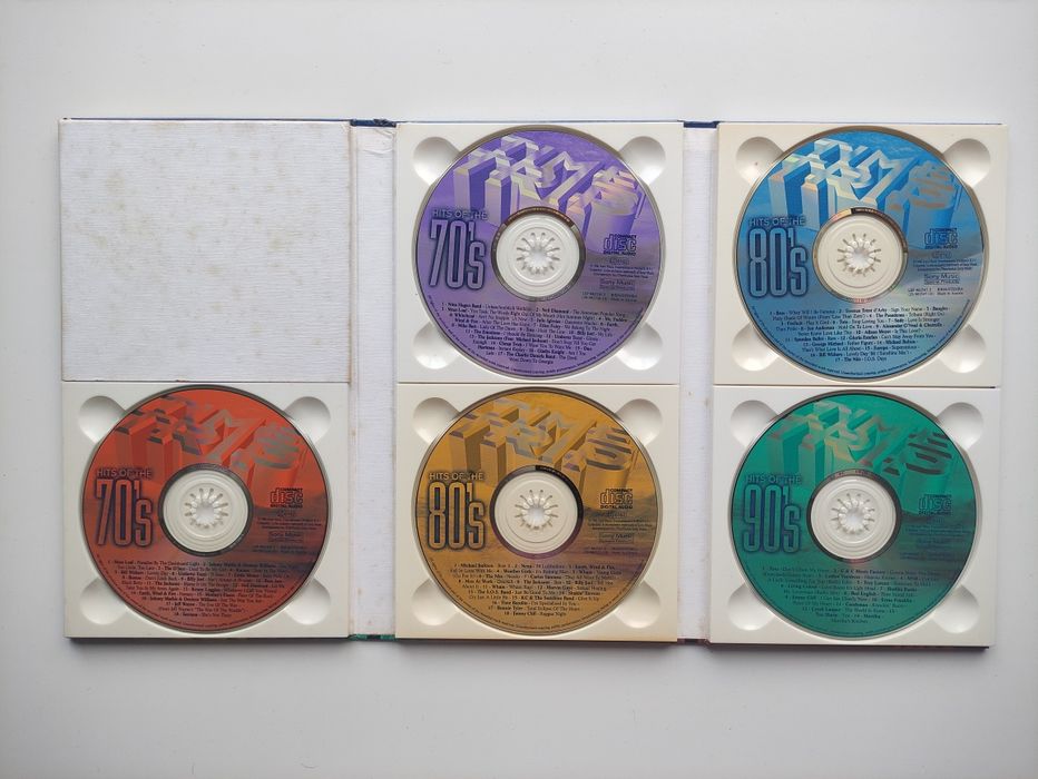 Vários artistas- Time Trip- 5CDs Anos 70, 80 e 90