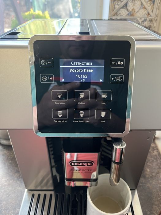 Кавоварка Delonghi Perfecta EVO 2020 року гарантія